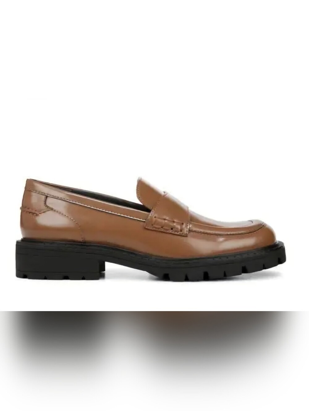 FRANCO SARTO DARBY TOFFEE LOAFERS - Picture 1 of 4